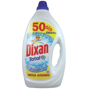 Dixan gel detergent 60 dose 3,000 l. Blue total Gel