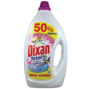 Dixan gel detergent 60 dose 3,000 l. Total plus color