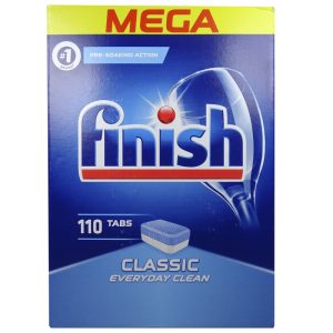 Finish dishwasher 110 u. Classic everyday clean.