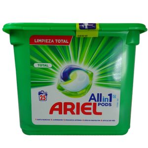 Ariel detergent in tabs all in one 25 u. Total