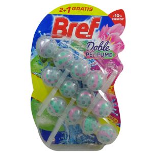 Bref WC 3X50 gr. Double perfume lily & apple
